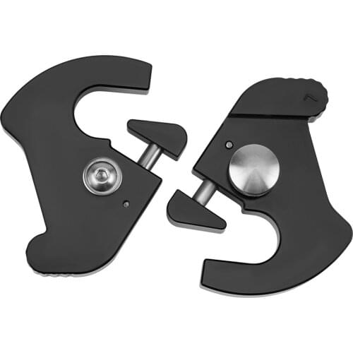 New Black H-D Detachables Latch Kit For Harley Touring Sissy Bar Luggage Racks Sportster 883 1200 Fat Boy Road King XL883 XL1200