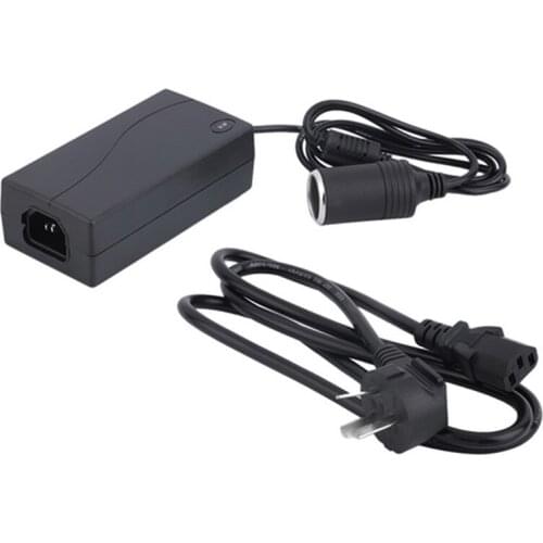 Kebidu New Adapter Converter Power 110-240V to DC 12V 5A 60W Perfect for traveling or road trip Car Inverter Cigarette Lighter