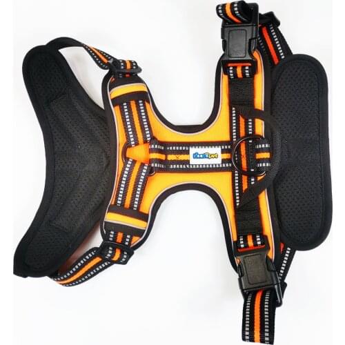 Reflective Breathable Adjustable Pet Harness For Large Medium Small Dog Harness Run Train Protective Vest