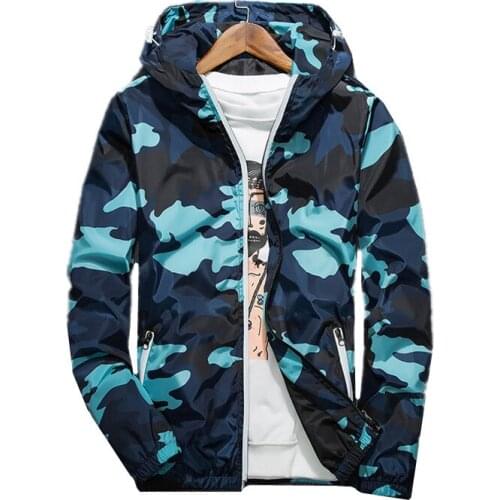 TangWindVisual Mens Camouflage Jackets
