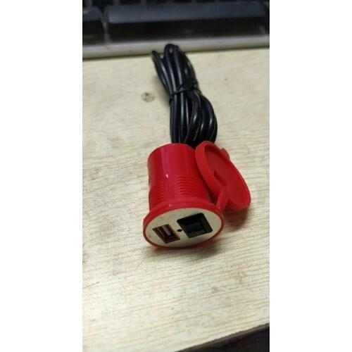 USB 12V charger for 5V 1A / 2.1a motorcycle charger, adapter, power socket for mobile phone for TRIUMRH STREET