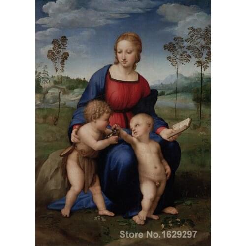 Famous Raphael sanzio painting Madonna del cardellino Hand painted High quality