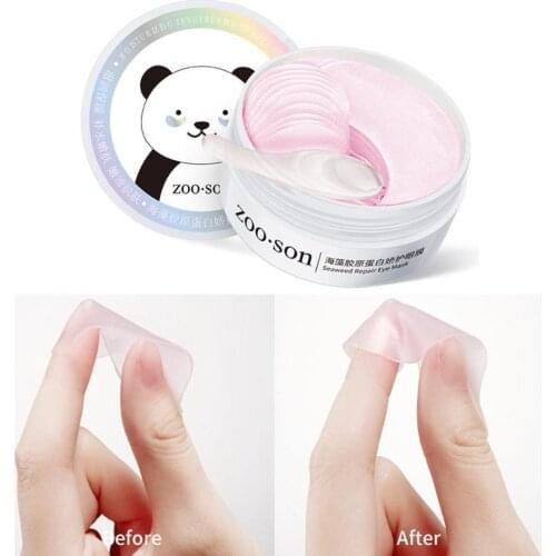 60Pcs Crystal Collagen Gold Eye Patches Mask Moisturizing Remove Dark Circles Acne Beauty Patches For Eye Skin Care Cosmetics