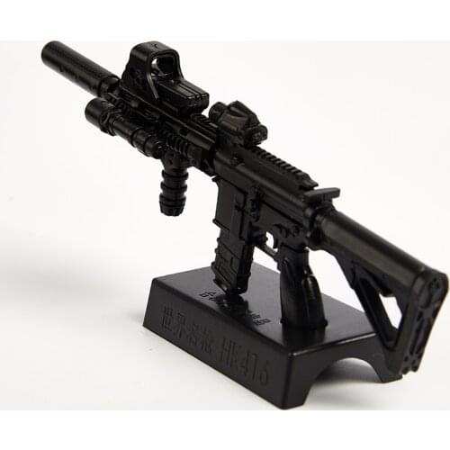 1:6 PUBG HK416 Gun Model Assembling Puzzles Building Bricks For Action Figure