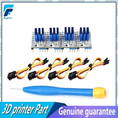 4pcs TMC2226 V1.1 Stepper Motor StepStick Driver Silent Excellent Stability 3D Printer Part For SKR V1.3 SKR V1.4 3D Motherboard