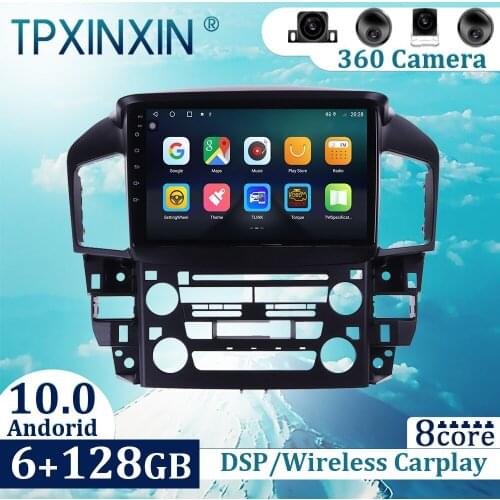 6+128GB For Lexus RX300 1998-2003 Android 10 Carplay Radio Player Car GPS Navigation Head Unit Car Radio with Screen