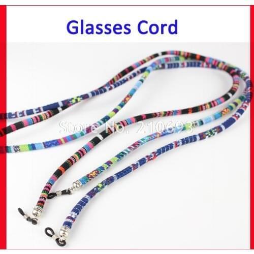 Free Shipping 20pcs Cotton Eyewear Spectacle Sun Glasses Neck Cord Sunglasses Chain Strap Sports Eyeglasses Cord Anti Slip