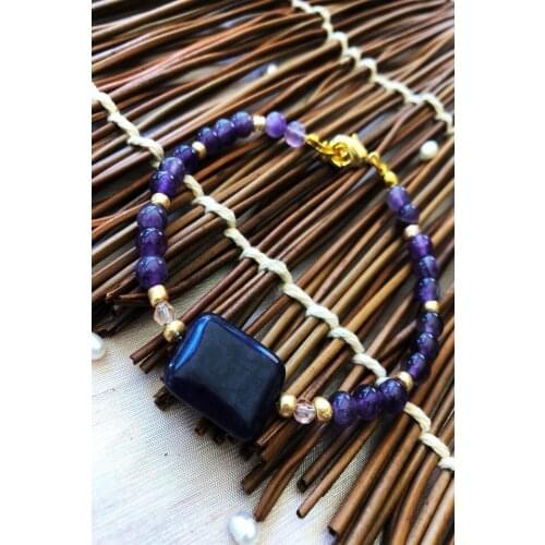 Dr Stone Natural Stone handmade African collection Women amethyst Stone 439746084