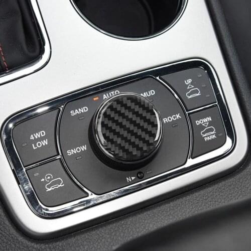 For Jeep Grand Cherokee 2011+ Car Four-wheel Adjust Switch Button Decoration Sticker Interior Car Accessories New
