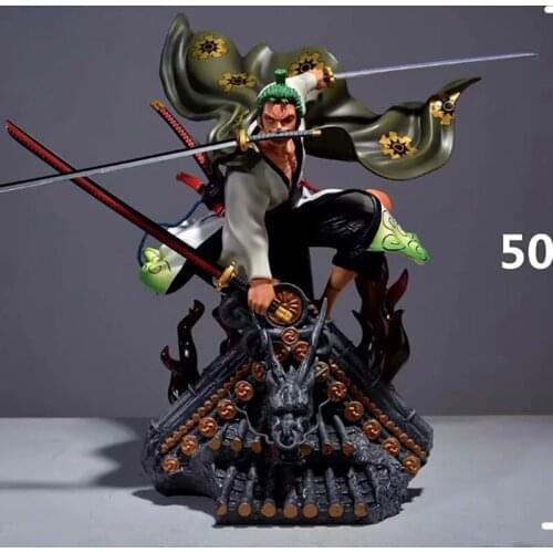 ONE PIECE GK Statue Roronoa Zoro Kimono Figure 50CM