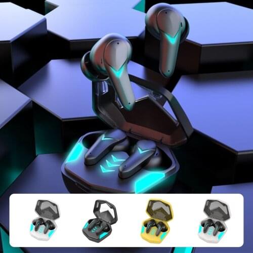 Gaming Headsets 65ms TWS Bluetooth-compatible 5.1 Headphone Sports Waterproof Wireless Earphone Noise Cancelling Earbuds Gamer