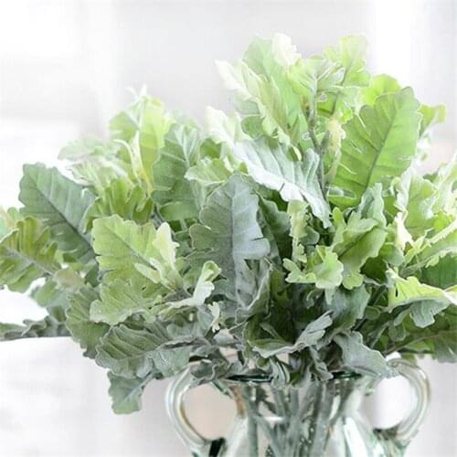 Artificial plants Fake plastic plant leaf Chrysanthemum leaf for home decoration artificial flowers wedding decoration flower