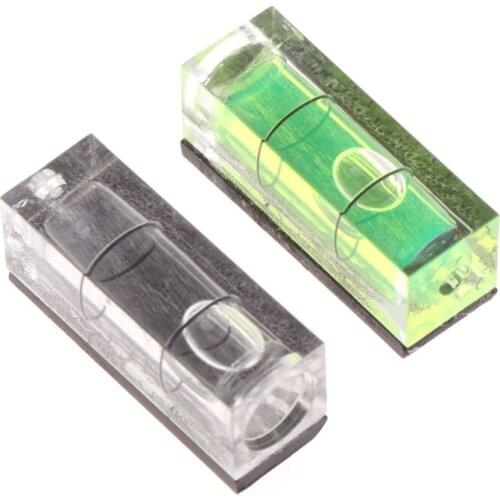 Mini Spirit Bubble Level Picture Hanging Measuring Tools with Magnetic Stripe 29x11x10mm