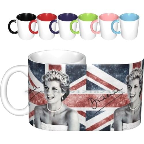 Lady Diana Ceramic Mugs Coffee Cups Milk Tea Mug Lady Diana Diana Lady D United Kingdom Royalty Royal Family English Rose