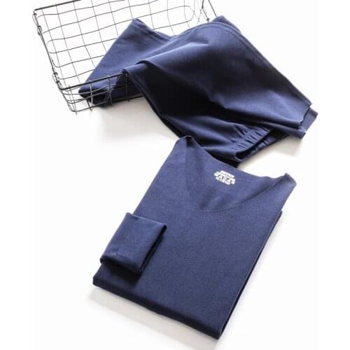 Thermal Underwear Sets Men Winter Thermo Long Johns Couple Clothes Tops Panties