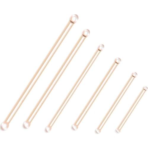 100pieces Two Hole Connecting Rods Earrings Finding For Korea Minimalist Geometric DIY Handmade Accessories