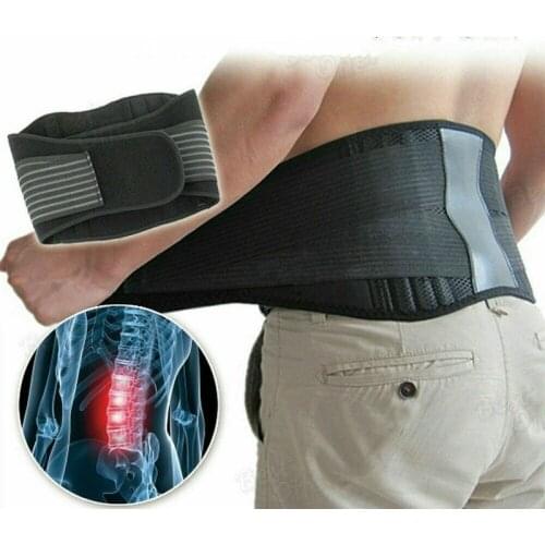 Magnetic Back Support Brace Belt Waist Strap Posture Corrector Therapy Self Heating Waist Brace Belt Protector Tourmaline