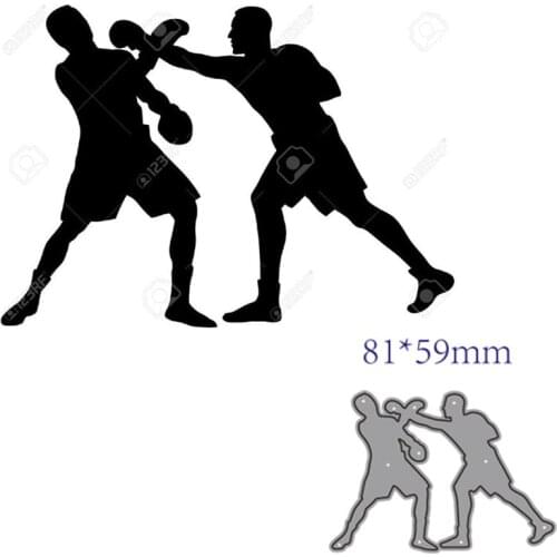 Metal cutting dies cut die mold Boxing gloves decoration Scrapbook paper craft knife mould blade punch stencils dies