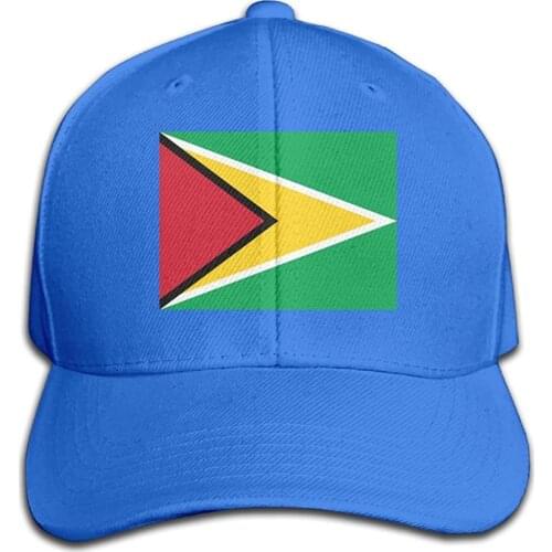 Hat For Men 2021 Fashion Guyana Flag Snapback Sandwich Cap Adjustable Peaked Trucker Capcustom Logo
