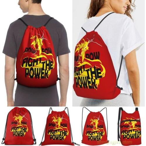 Men Outdoor Travel Drawstring Backpack Bags Kamina Tengen Toppa Gurren Lagann Women Sports Travel Bag Fitness Swimming Bag