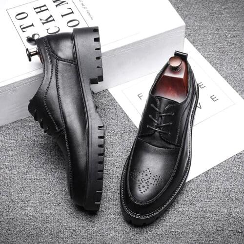 Men Formal Shoes Leather Business Casual Shoes Men Dress Office Luxury Shoes Male Breathable Oxfords Zapatos Hombre