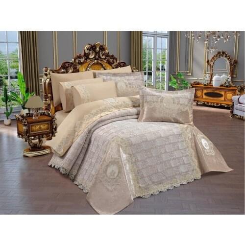 Çeyizdiyarı Jade 9 Piece set the Bride Set Beige
