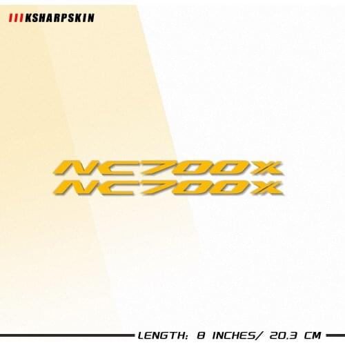 New motorcycle bicycle fuel tank sticker wheel helmet MOTO waterproof reflective logo for HONDA NC700X nc 700x nc700 x