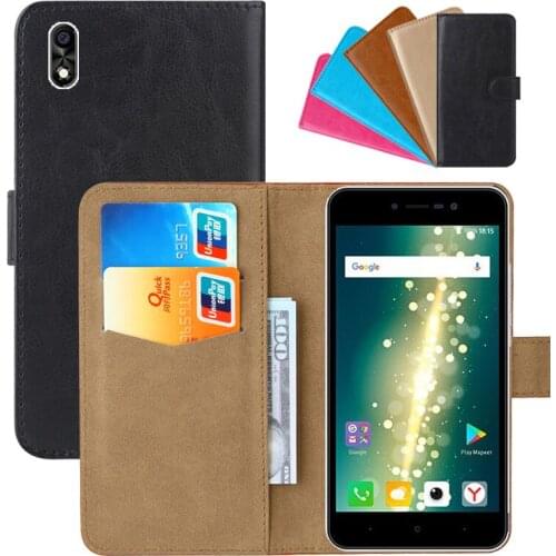 Luxury Wallet Case For BQ BQ-5591 Jeans PU Leather Retro Flip Cover Magnetic Fashion Cases Strap