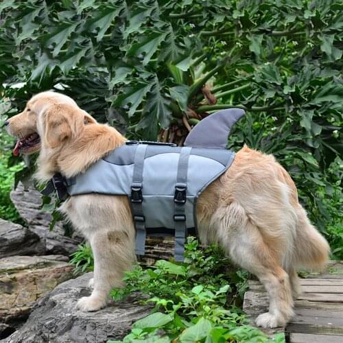 Dog pet life vest Dog Life Jacket Size Adjustable Dog Lifesaver Safety Reflective Vest Pet Life Preserver Dog Life Jacket