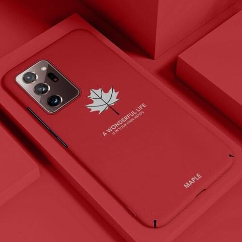 Ultra-thin Matte Hard PC Phone Case For Samsung Galaxy S20 S10 E 5G S9 S8 Note 20 10 9 8 Plus Protection Cover