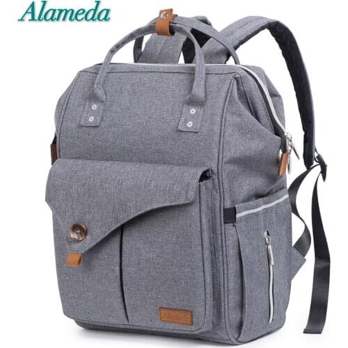 Mummy bag reflective backpack large capacity trailer bag multifunctional diaper bag mother and baby travel bag