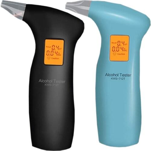 Driver Alcohol Tester Measuring Drunk Driving Blowing Type Detector Special Inspection Alarm Instrument Artifact Exhaler LCD