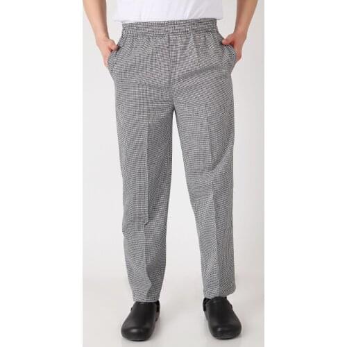 High quanlity Chef Working Pants Waiter Trousers Elastic Comfy Work Trousers Restaurant Food Service Clothes Work Wear Uniforms