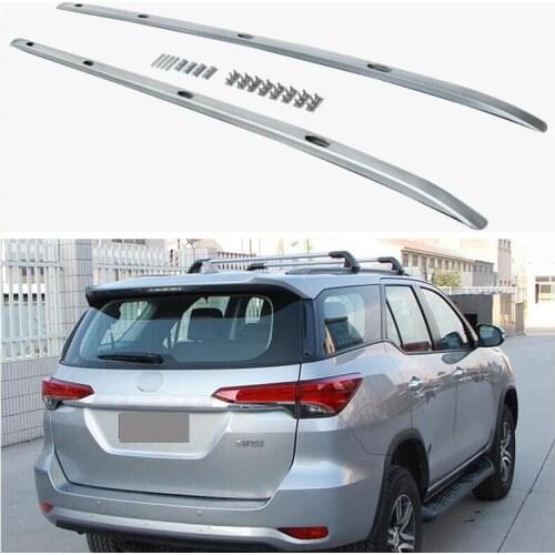High Quality Aluminum Alloy Top Roof Rack Rail Luggage & Cross bar For Toyota Fortuner 2016 2017 2018 2019 2020 2021