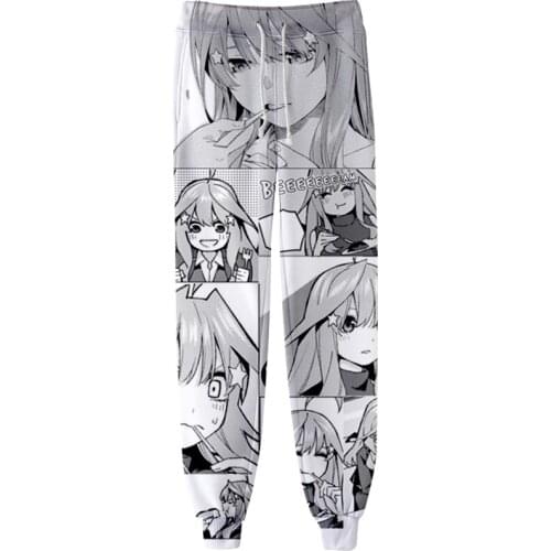 2021 New Arrival 3D Jogger Pants Manga The Quintessential Quintuplets Women Fashion Hip hop Streetwear Sweatpants