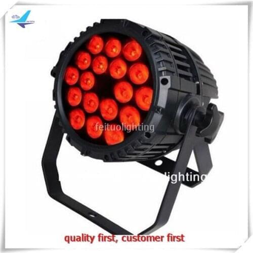 12/lot) outdoor DJ 18*10W high power led Waterproof PAR Light for Wedding/Event/Stage/Wash Lighting