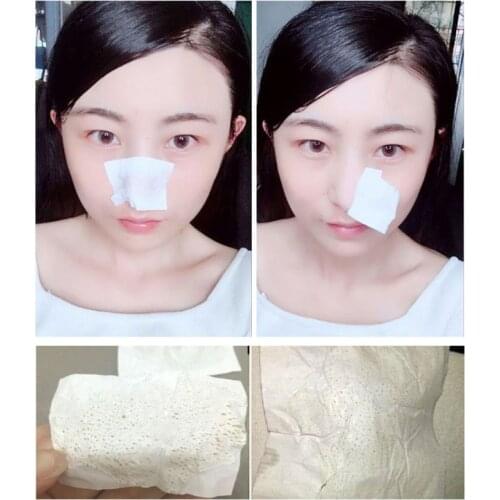 2021 New 50Pcs Strawberry Blackhead Removal Nose Strips Paper Anti Acne Treatment Mask
