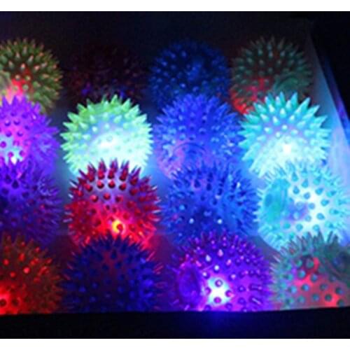 2021 Popular Glowing Rubber Small Dog Toy Squeak Flexible Interactive Puppy Toy Pet Products Dog Accessories Pug Kong Dog Toys