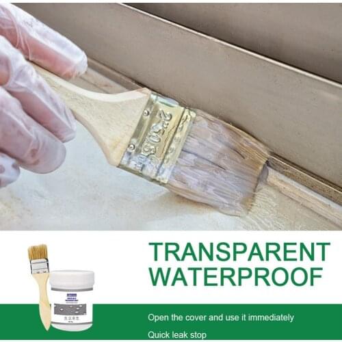 30/100/300g Waterproof Agent Toilet Anti-leak Nano Spray Glue Leak-trapping Repair Tools Anti-Leaking Sealant With Brush