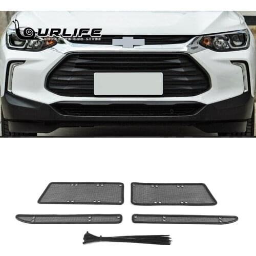 For Chevrolet Tracker 2019 2020 Car Accessories Front Grille Insert Net Anti-insect Dust Garbage Stainless Inner Cover Mesh