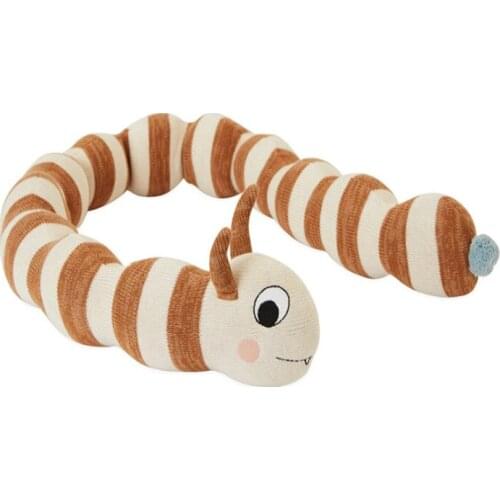 Baby Bumpers Cartoon Caterpillar Soft Anti-collision Crib Bed Pillow Cushion Bumper Infant Protector Cot Bumper Kids Room Decor