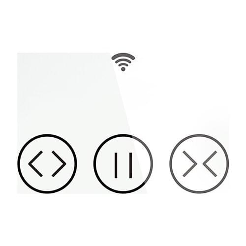 EU WiFi RF433 Smart Touch Curtain Roller Blinds Motor Switch Tuya Smart Life APP Remote Control Switches 433MHz Dropshipping New