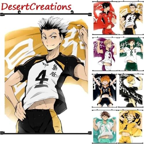 Haikyuu!! Banner Flag Anime Manga HD Print Wall Poster Scroll