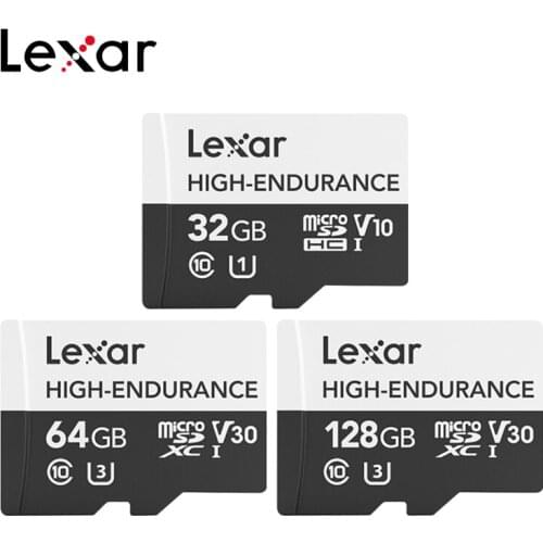 Original Lexar High Endurance Memory Card 32GB SDHC U1 V10 64GB 128GB SDXC V30 Class 10 TF Micro SD Card For Dashcam