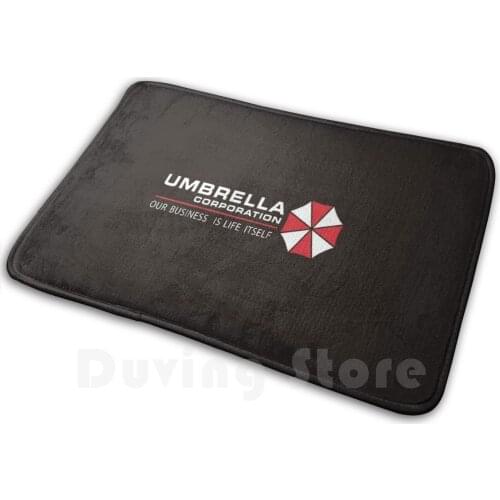 Umbrella Corporation Carpet Mat Rug Cushion Soft Non-Slip Zombies Apocalypse Video Gaming Zombie