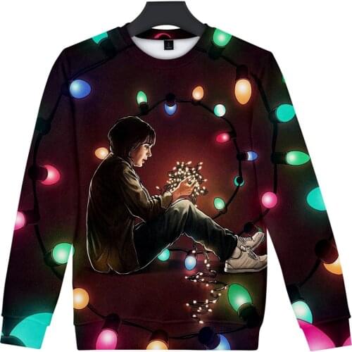 Stranger Things Top shirt Graphic Sweatshirt Men/Women Funny Harajuku Female/Male Clothes Long Sleeve O-Neck Streetwear