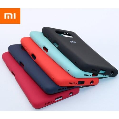 Original Xiaomi Mi Poco X3 Pro Silky Soft-Touch Liquid Silicone Phone Protective Cover Case for Poco X3NFC with logo