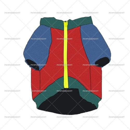 Autumn Color Matching Pet Dog Clothes for Small Dogs Clothing French Bulldog Chihuahua Jacekt Yorkies Hat Dog Accessories PC1590