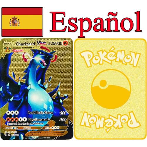 10-150Pcs Pokemon 100 V MAX 100 GX Best Selling Children Battle Spanish Version Game Tag Team Shining Vmax TOMY Pokemon Cards