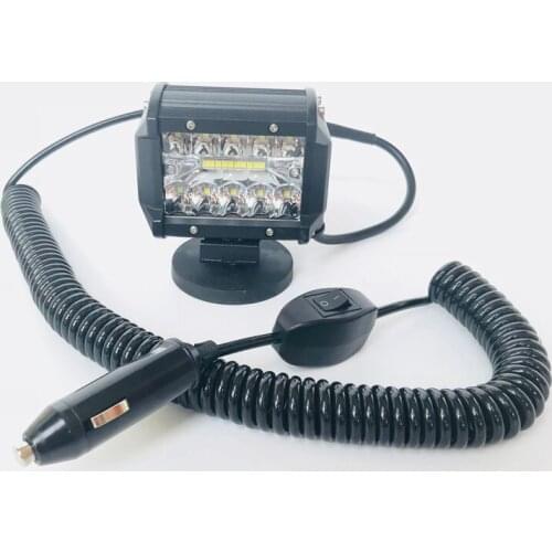 Portable Led work light Magnetic Mounts Car spotlight 12v-24v Spot/Flood Combo Auto driving head light for Offroad/Boat/Camping